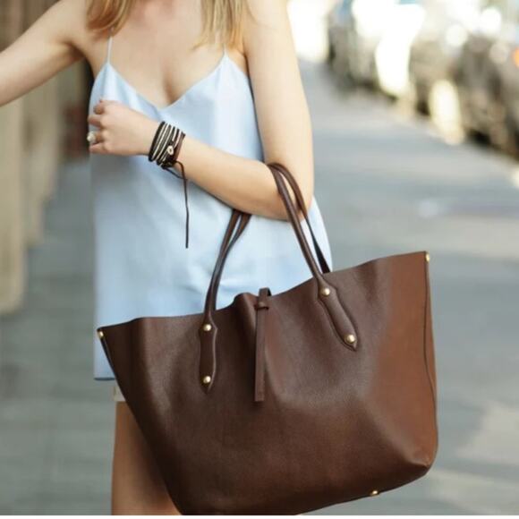 Annabel Ingall Large Isabella Leather Tote - Picture 1 of 16